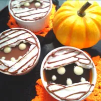 コーヒーゼリーとココアゼリー