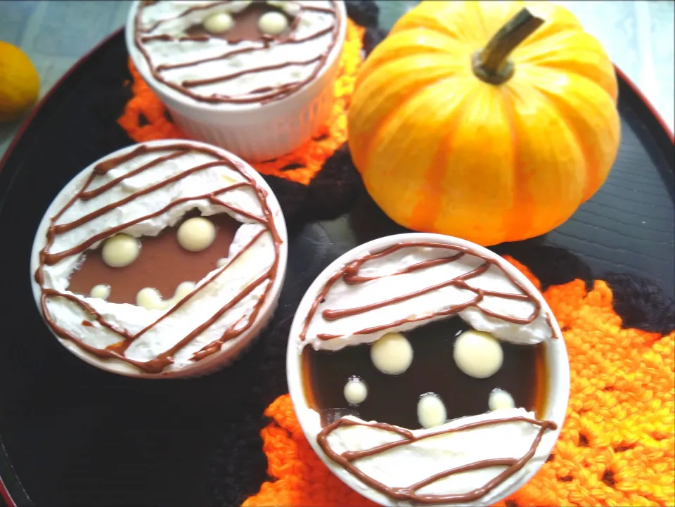 コーヒーゼリーとココアゼリー|きこりnoteさん