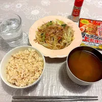 秒速！！二郎系野菜炒め！！|魚介の旨味さん