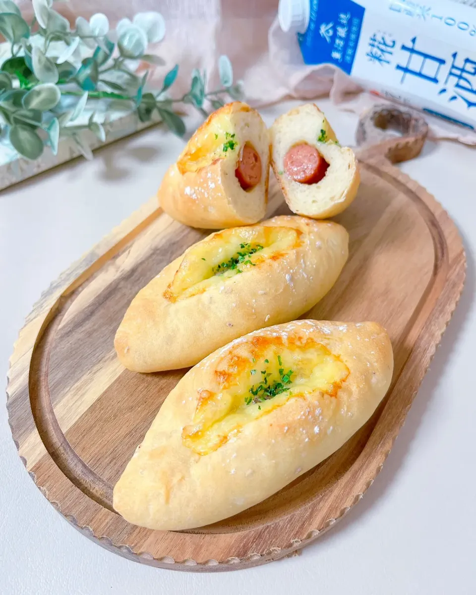 糀甘酒入りウインナーチーズパン|mai＊さん
