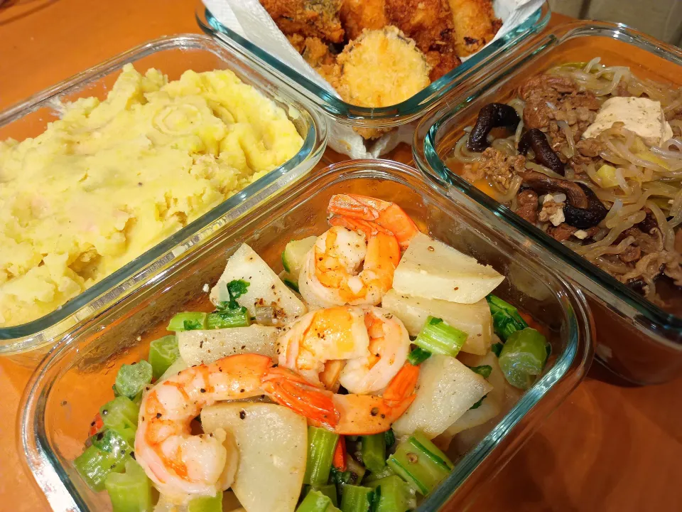 主人のお持ち帰りご飯|tamagomagomagoさん