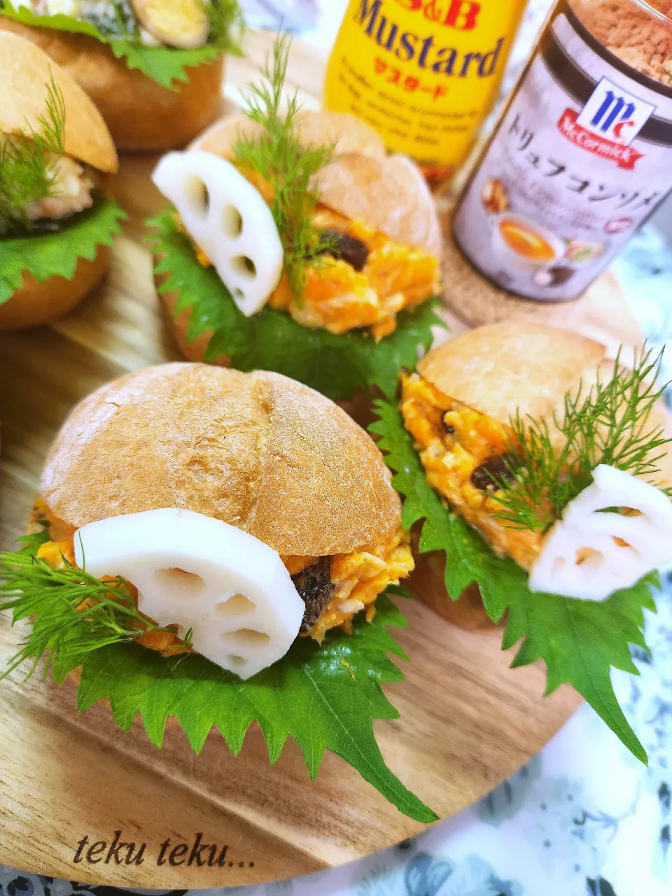 @きなこさんの料理 🔷トリュフコンソメ入り🥕にんじんマッシュサラダ🥗サンドイッチ準備🥪🔷|@きなこさん