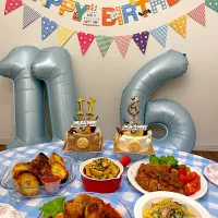 孫の誕生日パーティー|りえママキッチンさん