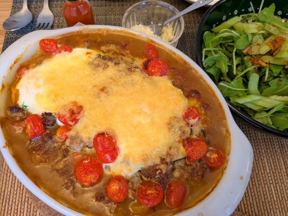 カレーグラタン|ぽてさん