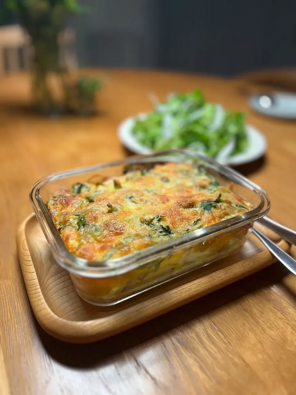 10/27の夕食　野菜たっぷりキッシュ|yoneさん