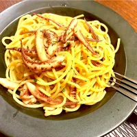 ヤリイカの下足で和風ぺぺ|あつしさん