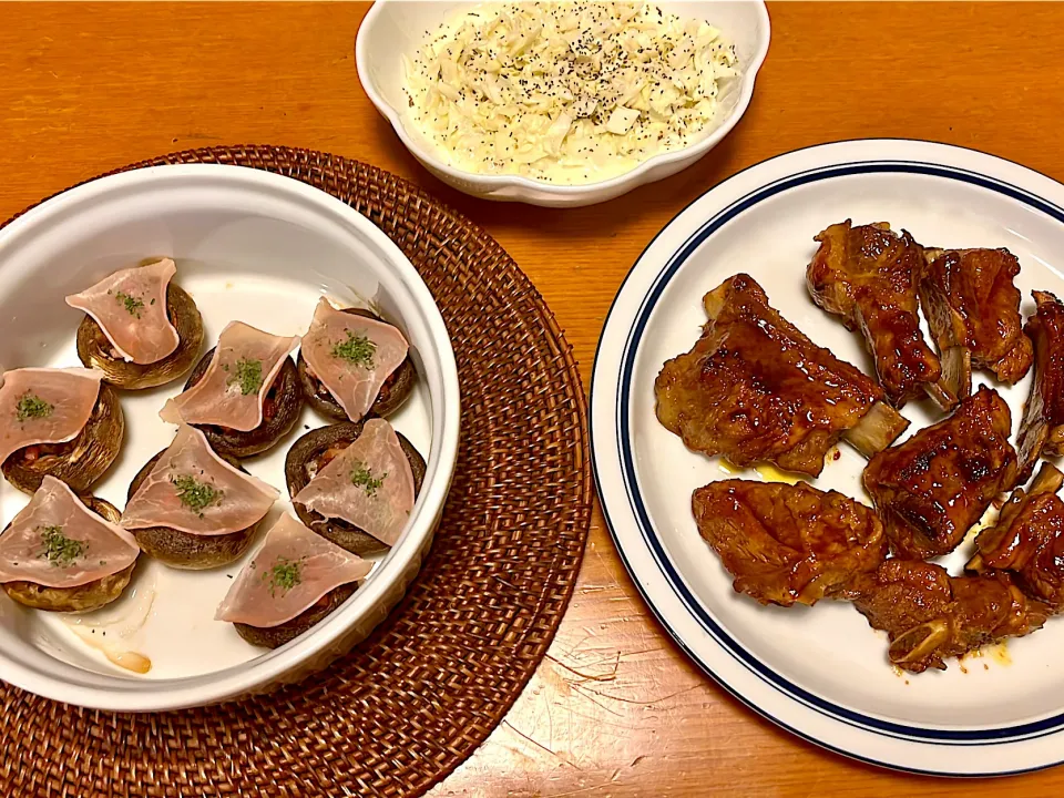 スペアリブ&マッシュルームセゴビア風|マイさん