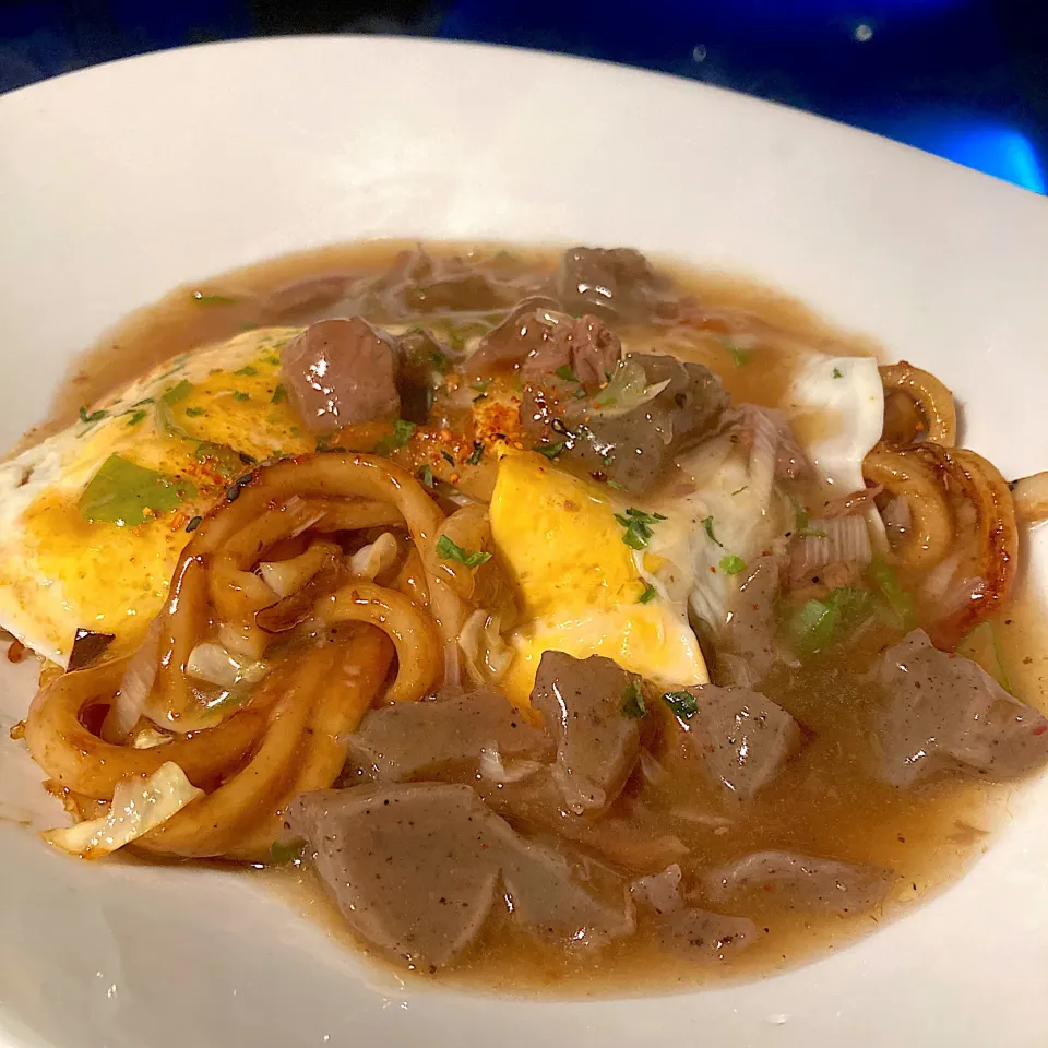 ぼっかけあんかけオム焼きうどん|Kさん