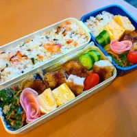 次男・私弁当|tamagomagomagoさん