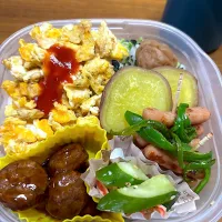 今日もぶっこみタッパー弁当💦|Riemamaさん