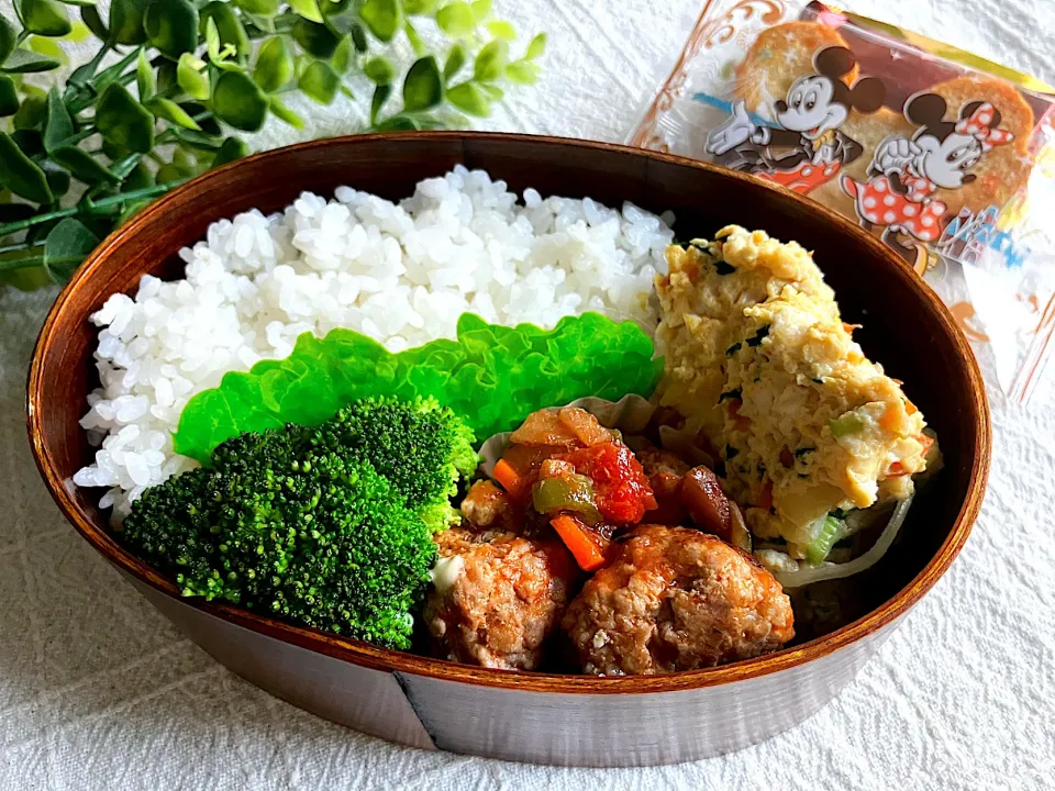 ＊0106. 擬製豆腐＆具沢山ミートボール🧆娘ちゃんの高校生弁当🍱＊|＊抹茶＊さん