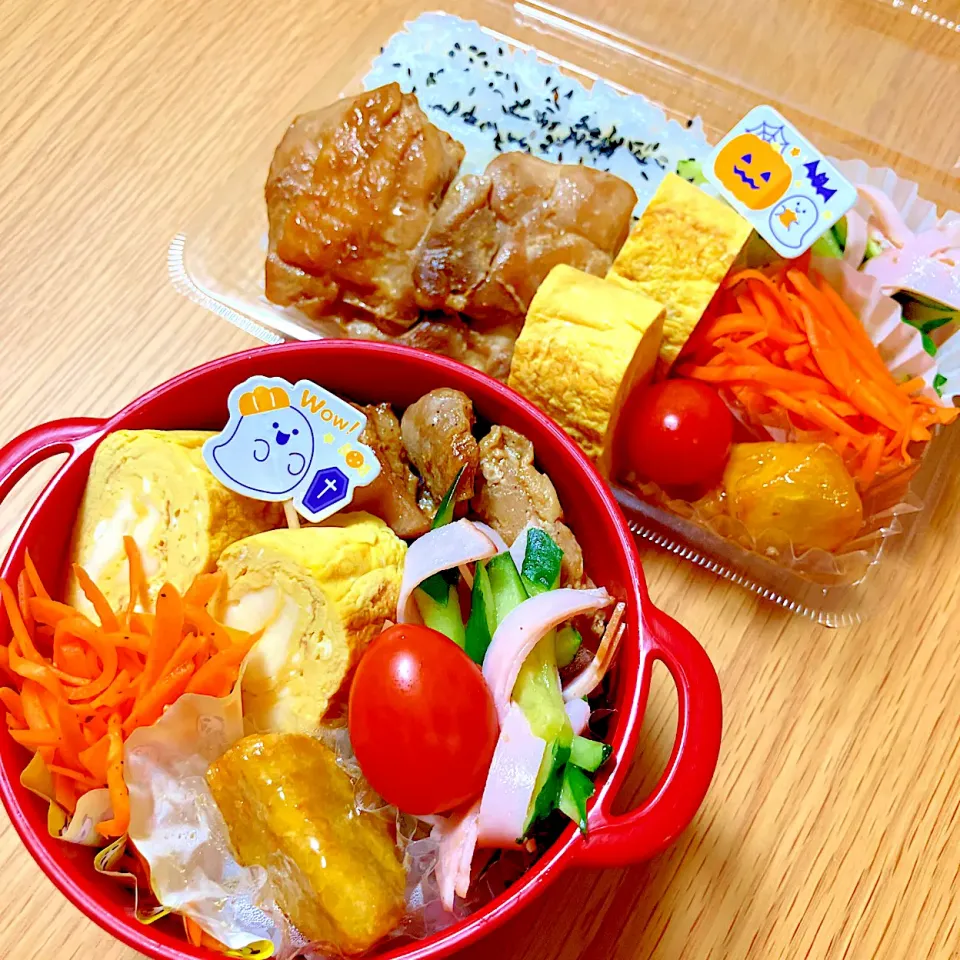 夫と次女のお弁当🍱🍙|シズソラさん