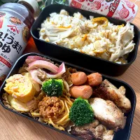 ベビーホタテの炊き込みご飯弁当✨これうまつゆ！愛✨|いっちゃんさん