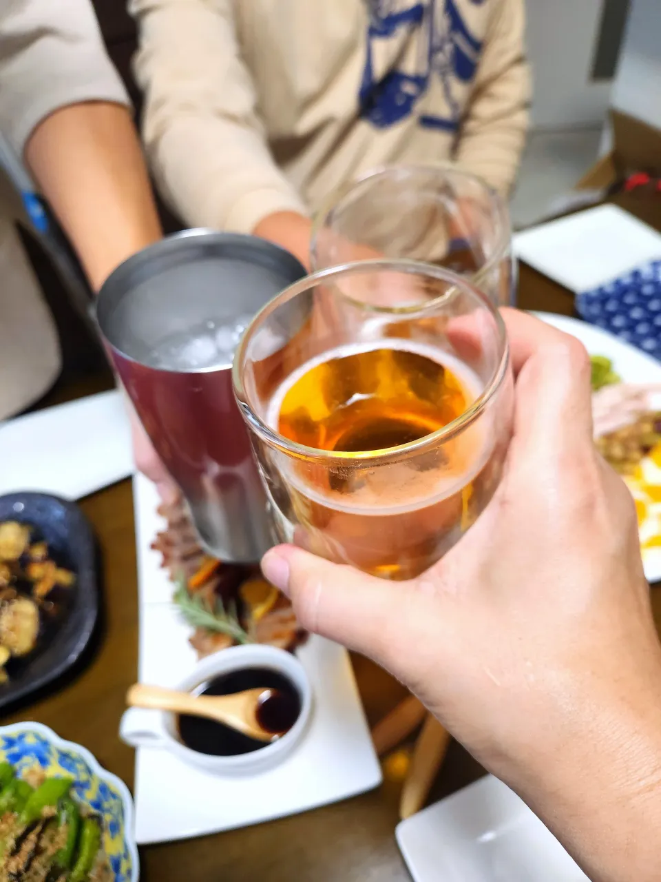 🔷楽しい宴❶乾杯🍺💥🍺🔷|@きなこさん