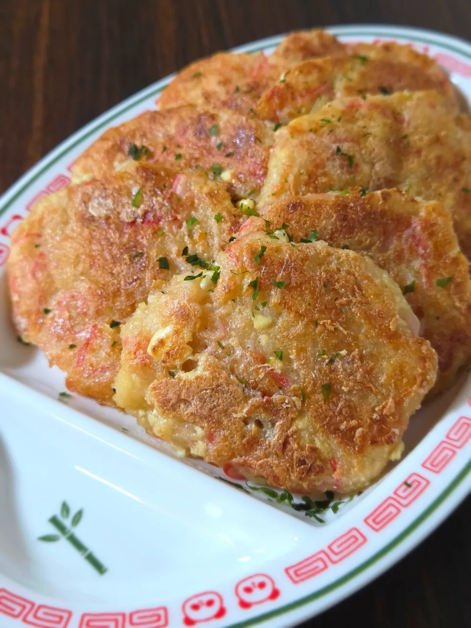 カニカマと豆腐のおやき|ぱんだのままんさん