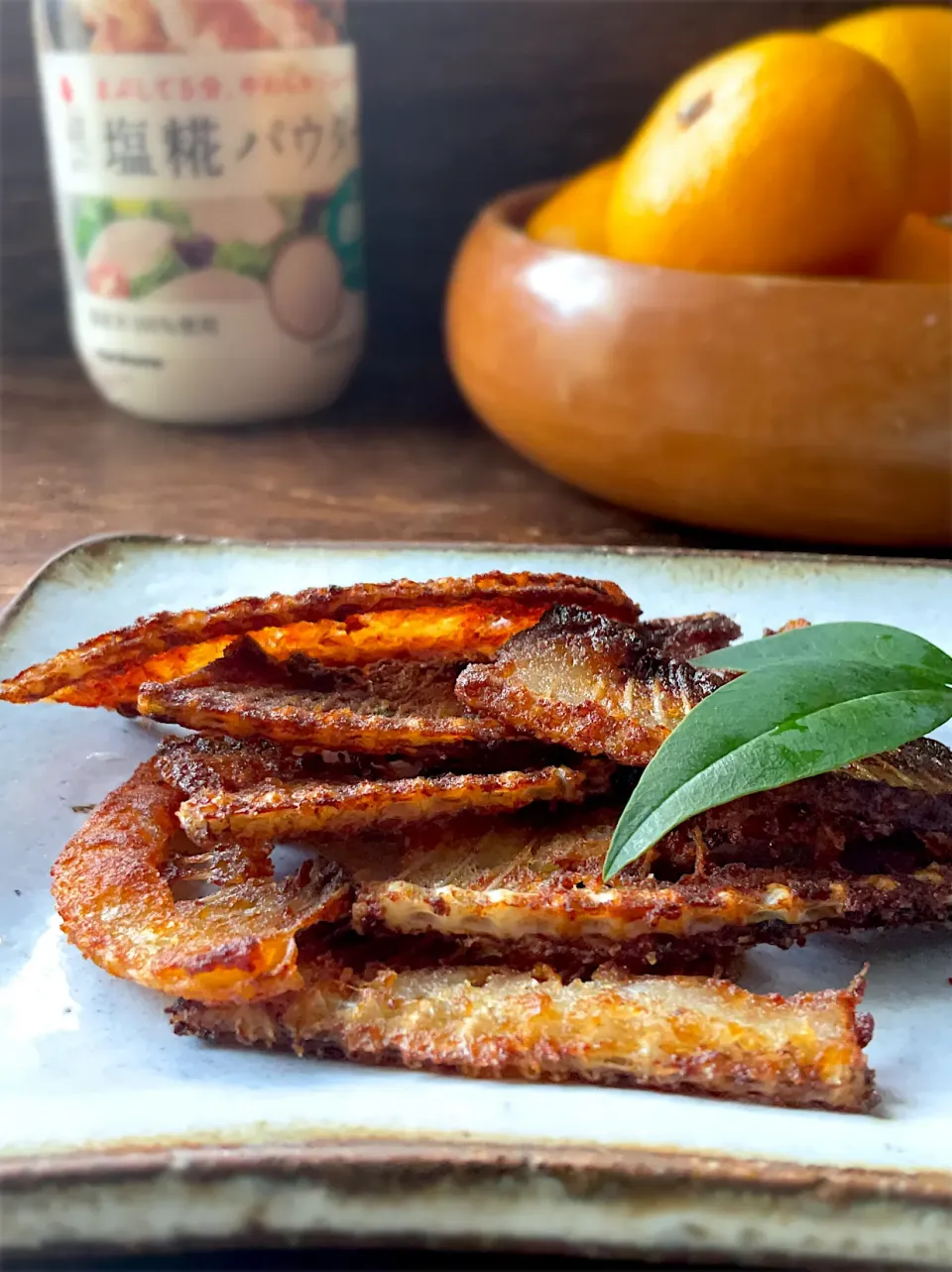 釣り魚🎣太刀魚の骨せんべい🦴|9421beruさん