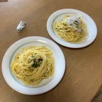 ペペロンチーノにシラストッピング|Kojiさん