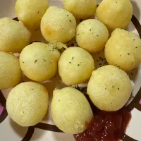 こんがり揚がりましたポテトボール🥔|ゆきぽよ婆さん