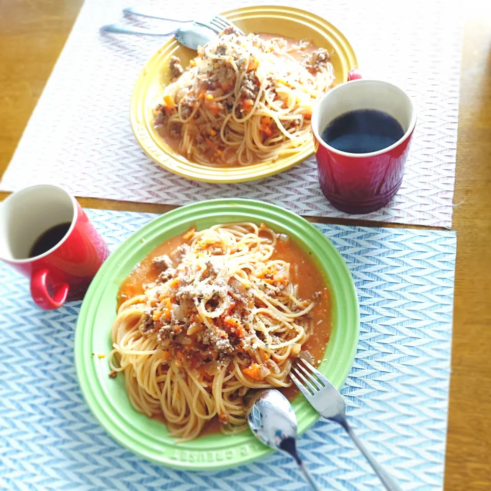 ミートパスタで日曜ランチ|Reikoさん