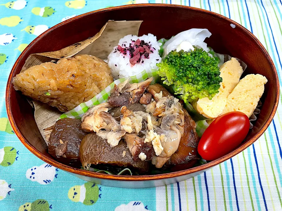 ぶり大根、玉子焼、シウマイのおこわ🍱|なお🅿️さん