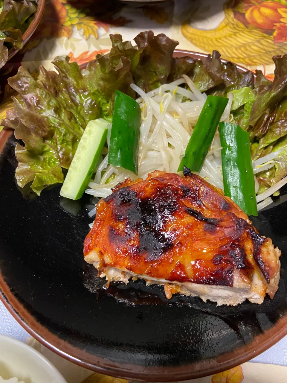 チキンシラチャーグリル|ネコさん