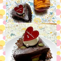 焼き芋のガトーショコラ、かぼちゃのモンブランシフォン|こいちさん