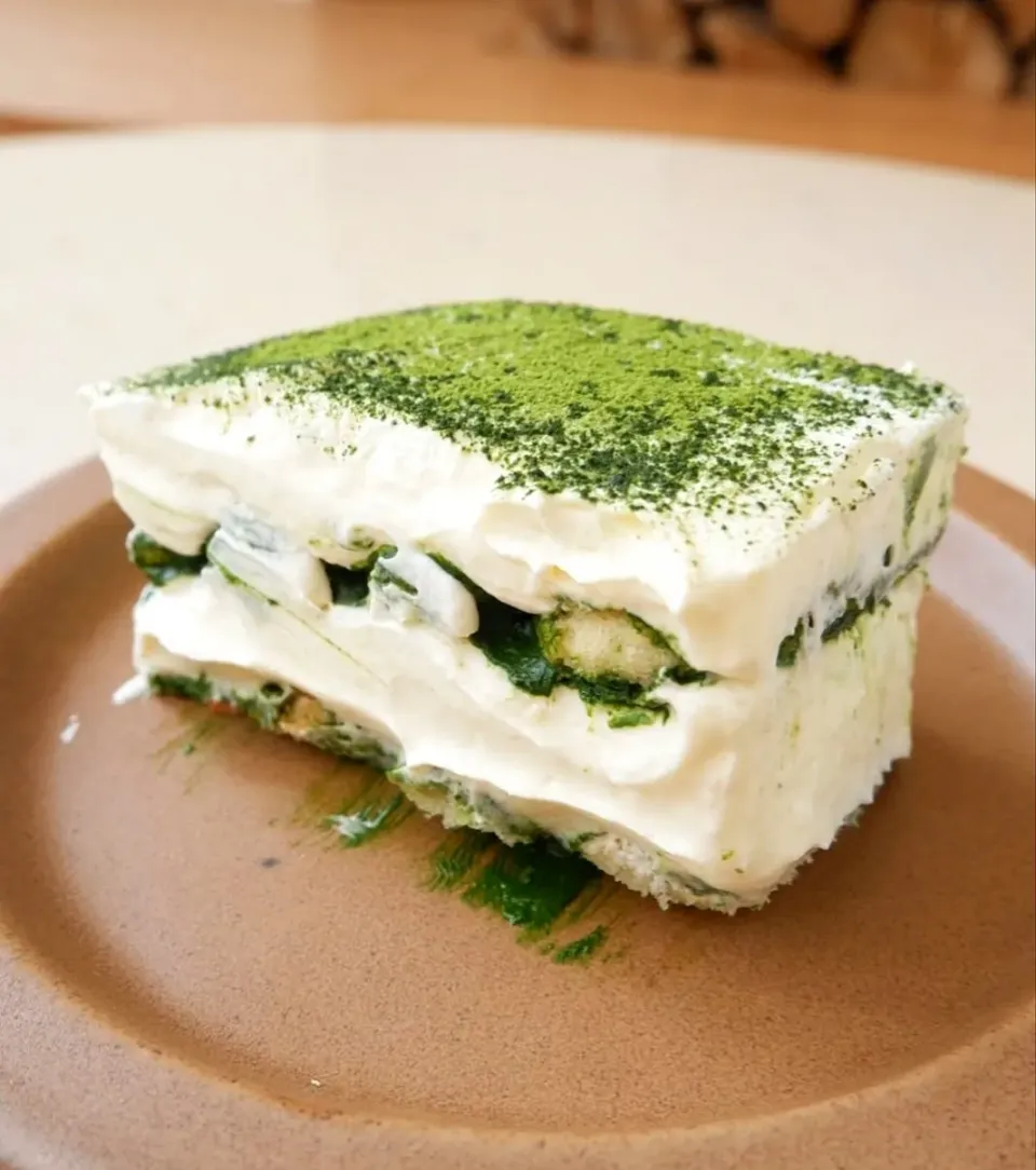 Yummylicious Matcha Tiramisu 🍵🍰🤤|An'leeさん