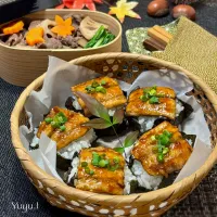 さんまの蒲焼きおにぎり&牛肉と根菜の時雨煮|ゆーこどんさん