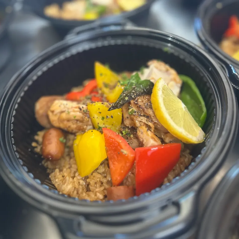 ジャンバラヤ弁当|沖縄「ピロピロ」ライフさん