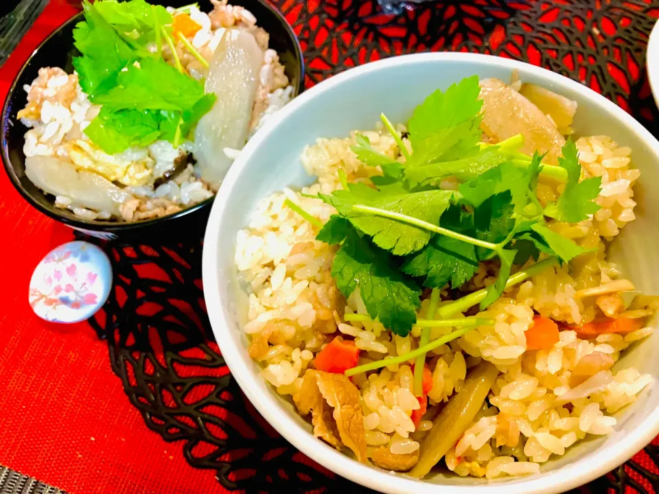 ✩.*˚牛ごぼうの炊き込みご飯|ゆきえもんさん