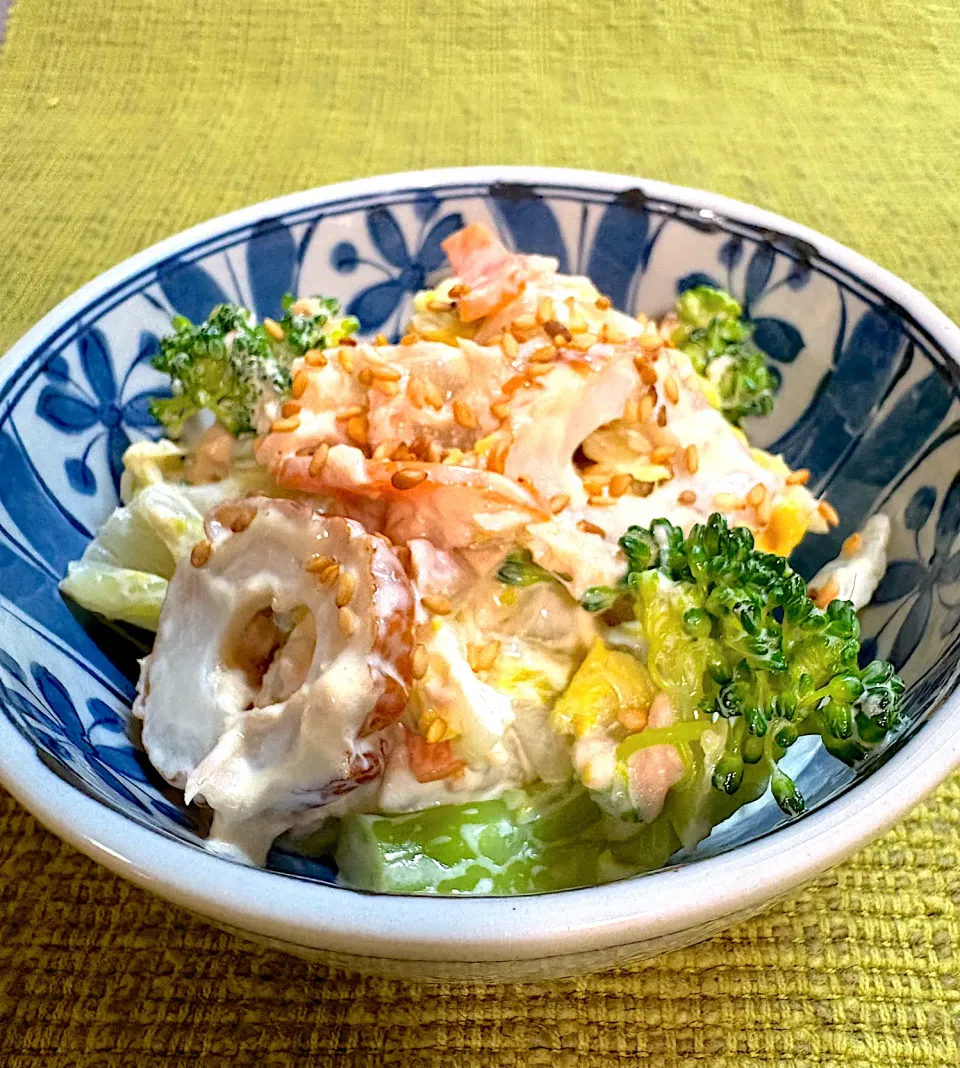白菜、竹輪、シーチキンの柚子胡椒マヨ和え|藏ママさん