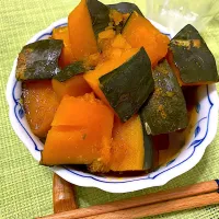 素朴なかぼちゃの煮物