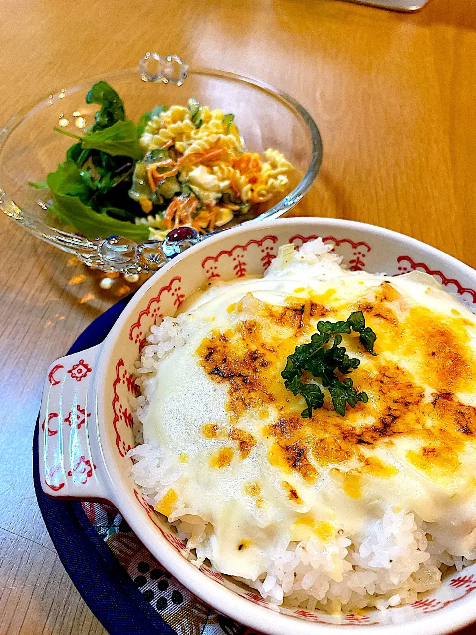 シーフードドリアとマカロニサラダ|Mikaさん
