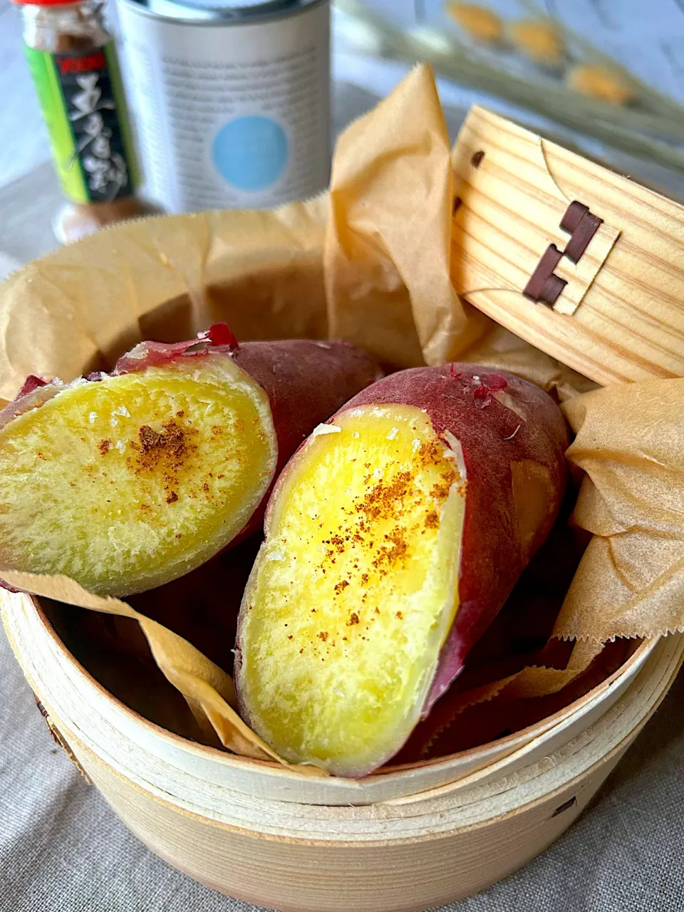 【ファスティング✤回復食】蒸籠でエキゾチックふかし芋|まなまな♡さん