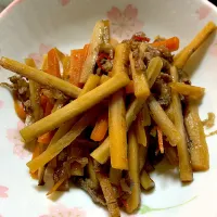 きんぴらごぼう|心に七つの傷の男さん