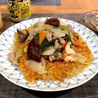 あんかけかた焼きそば🥢|Saori.Sさん