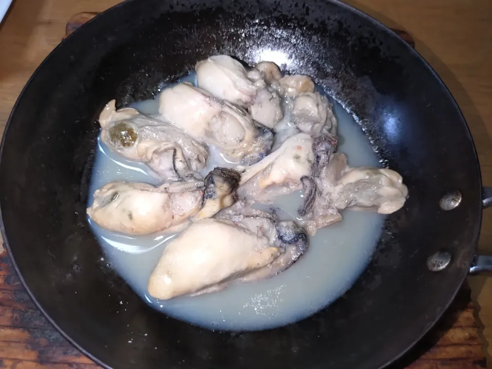 牡蠣の酒蒸し|さと♂さん