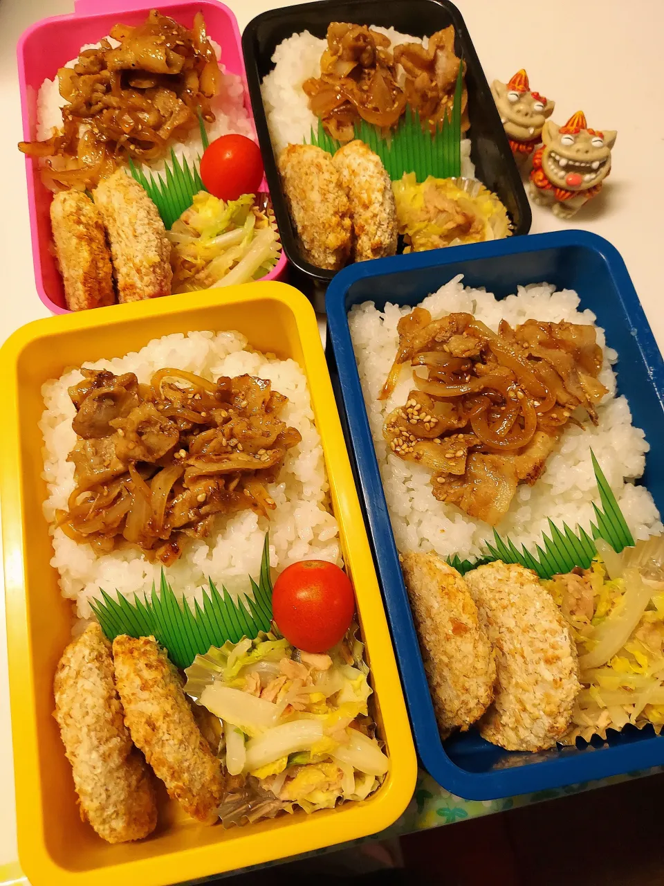 夫弁当､息子弁当､私弁当､娘弁当|みどりさん