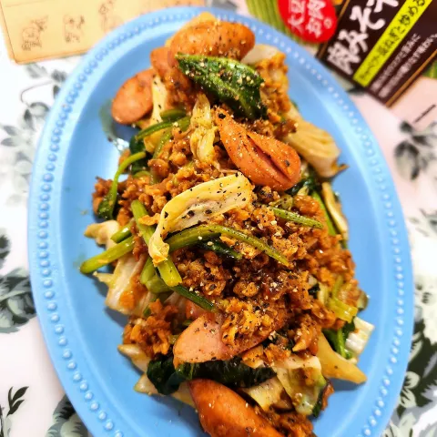 「ダイズラボ 大豆のお肉 肉みそキャベツ」を使ってみたSnapdishの料理・レシピ写真:🔷肉みそキャベツ香薫いり🔷