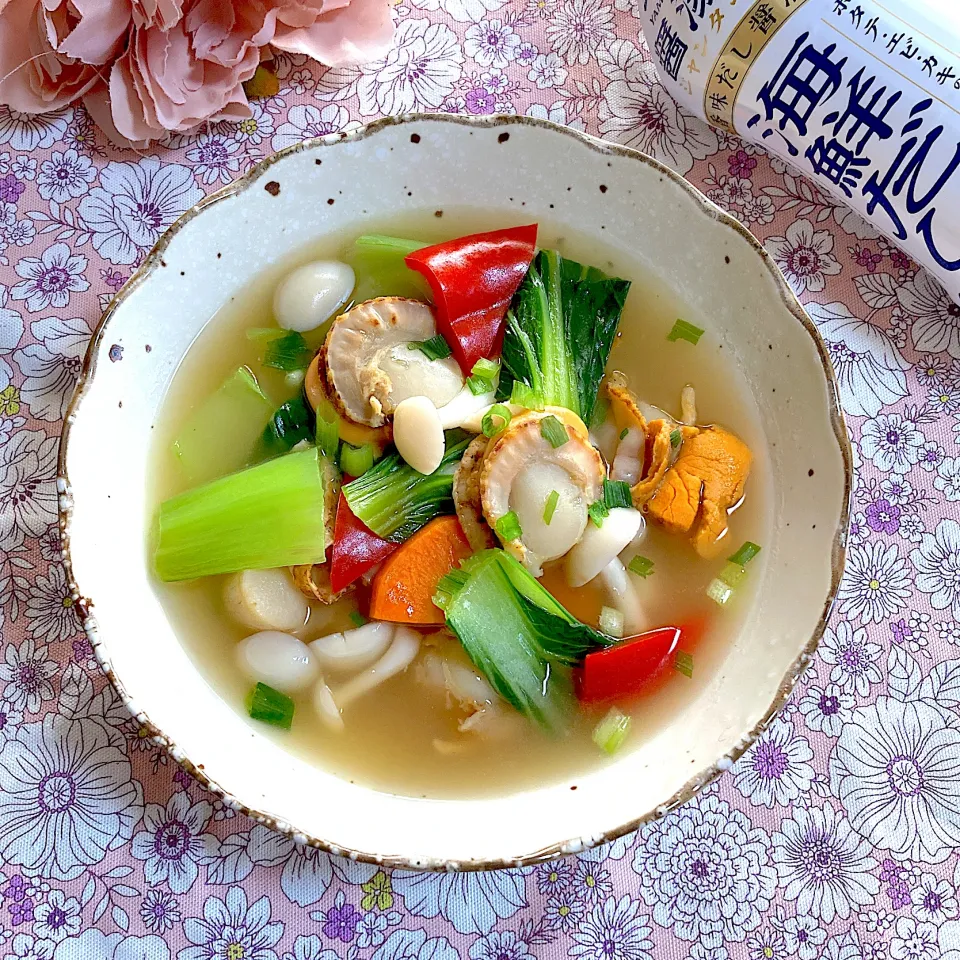 ホタテと野菜のスープ煮🍁|ringonamaさん