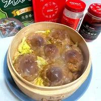 キノコ🍄‍🟫たっぷりトロふわシウマイ♨️