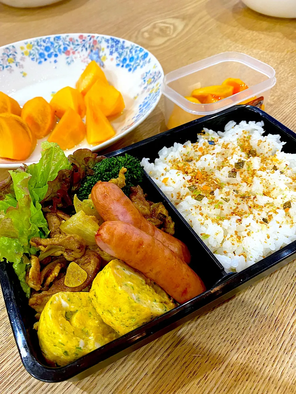 豚のカレー炒め弁当|しばざきまりさん