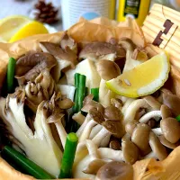 【ファスティング✤回復食】きのこの蒸籠蒸し