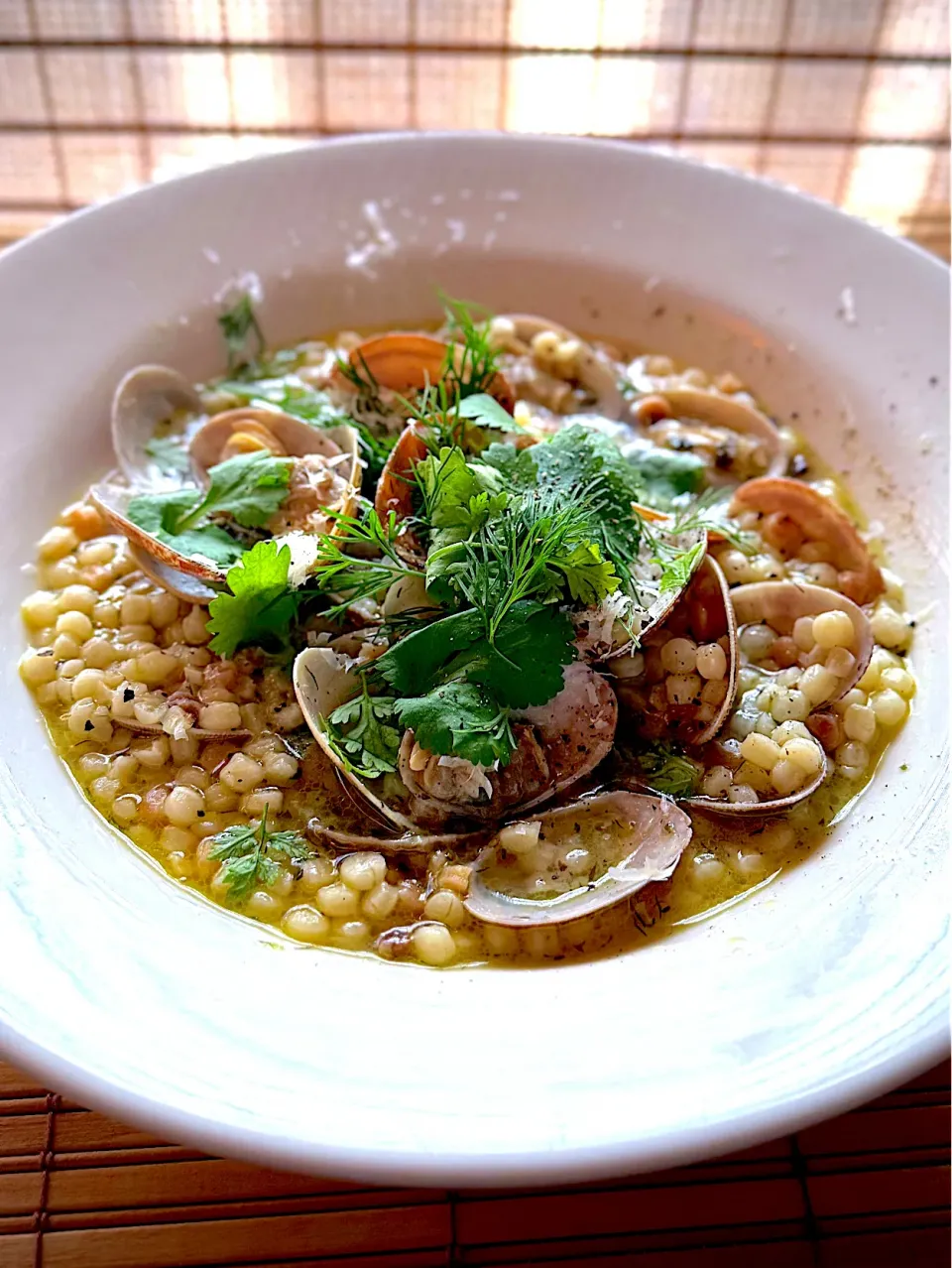 浅利のスープ仕立てのフレーゴラ|keisukeさん