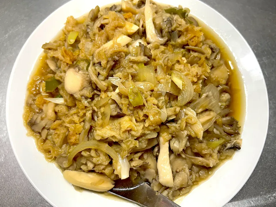 舞茸とエリンギの揚げない天丼風|ゆきさん