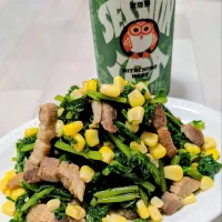 大根菜と厚切りベーコーン炒め| ひとみんΨ(*´∀｀)Ψさん