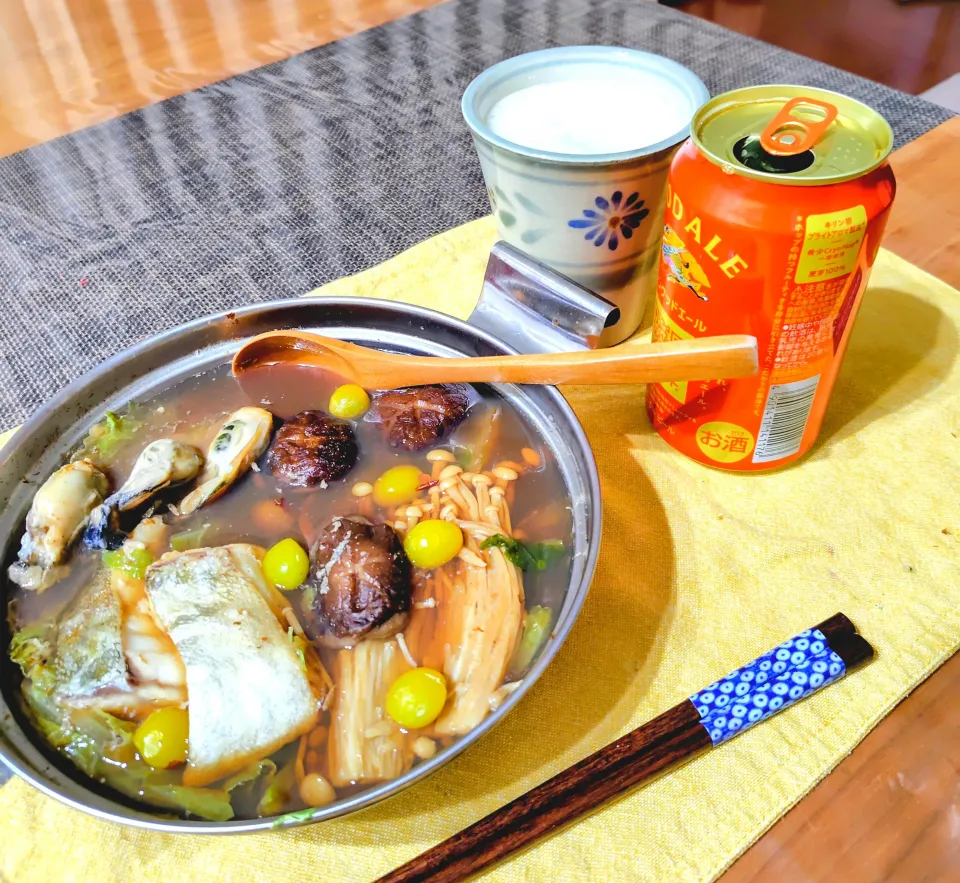 【鍋】鱈と牡蠣の鍋|シュビラさん