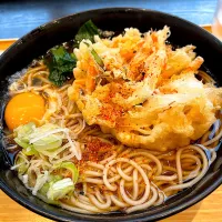 小諸そばのかき揚げそば玉子付＠新橋|Yasuhiro Koikeさん