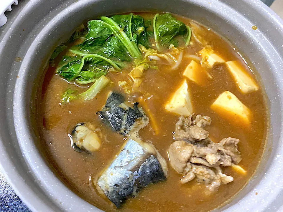 おひとり様さごし味噌鍋|単身赴任のっちさん