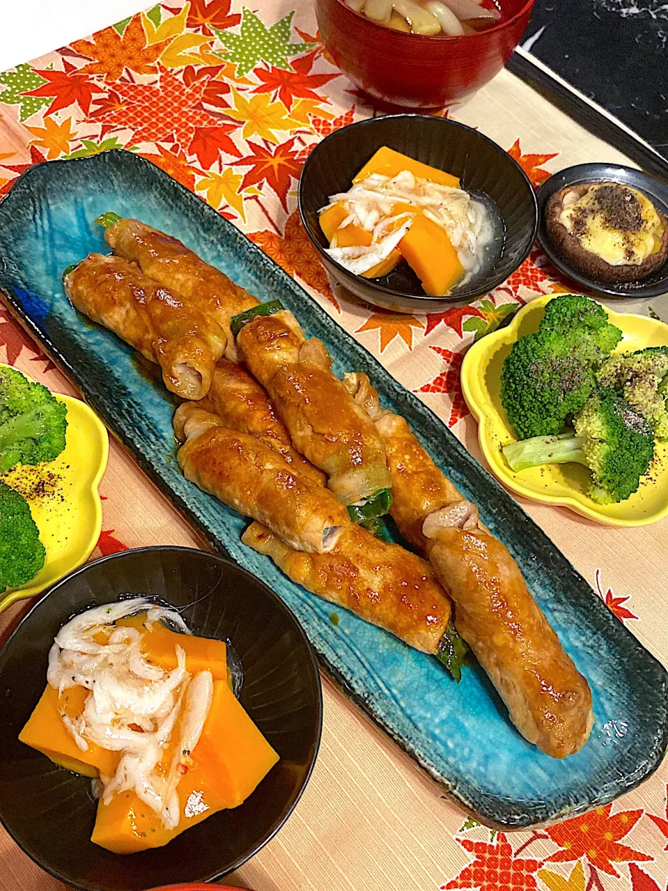 長ネギ豚肉巻き梅味噌ソース|エミッフィさん